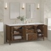 Myrrin 72" Double (Vanity Only Pricing) in Mid-Century Walnut